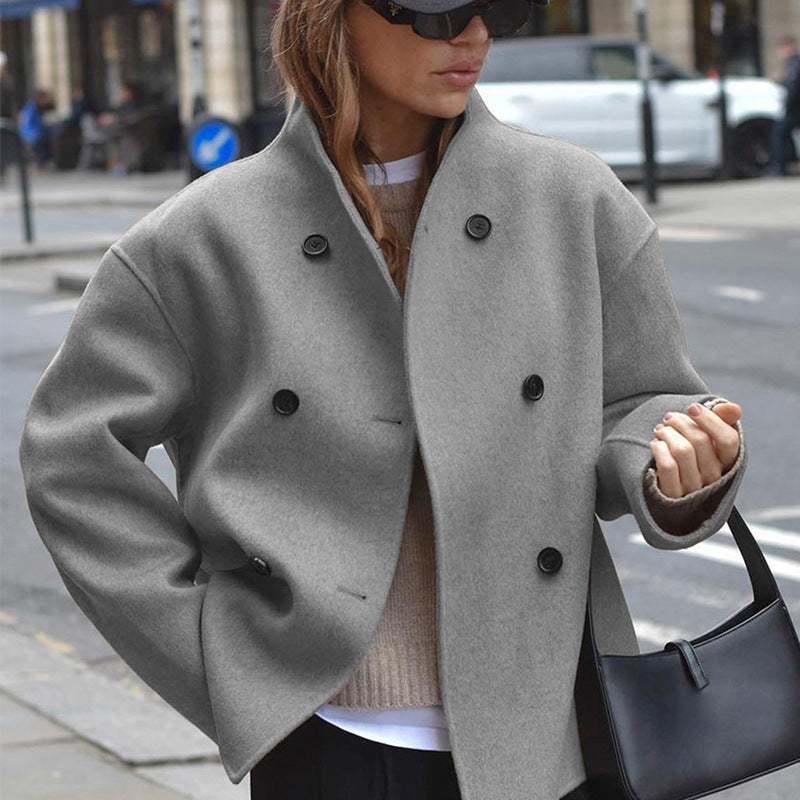 Manteau Laine Élégant
