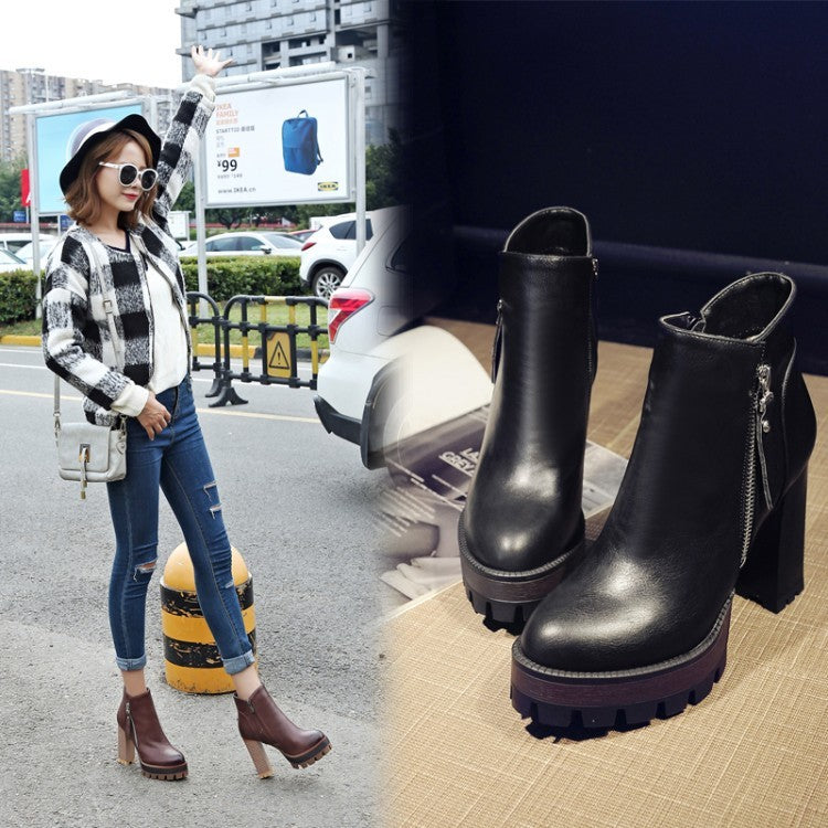 Bottines rétro chic