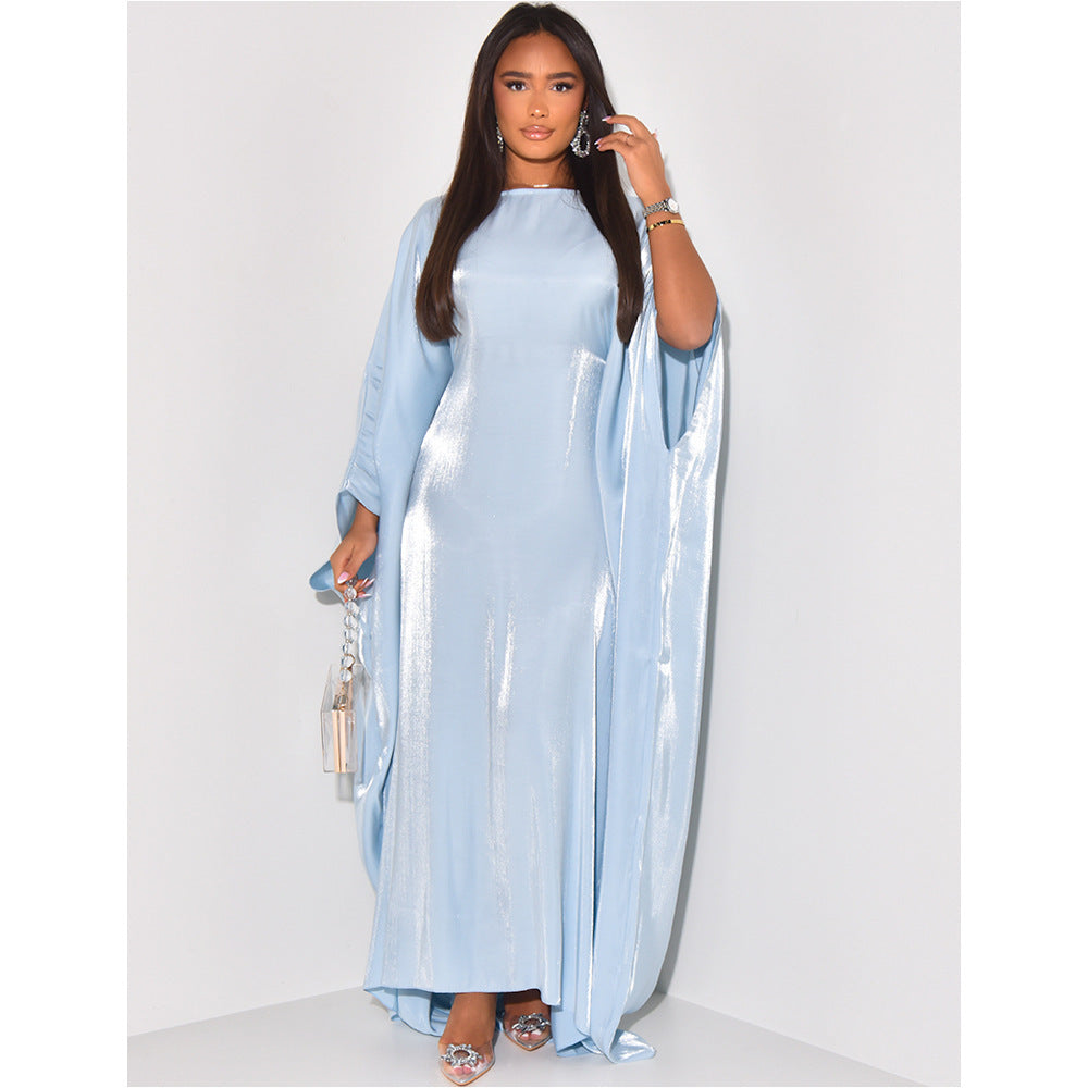 Abaya Élégante Longue à Coupe Fluide