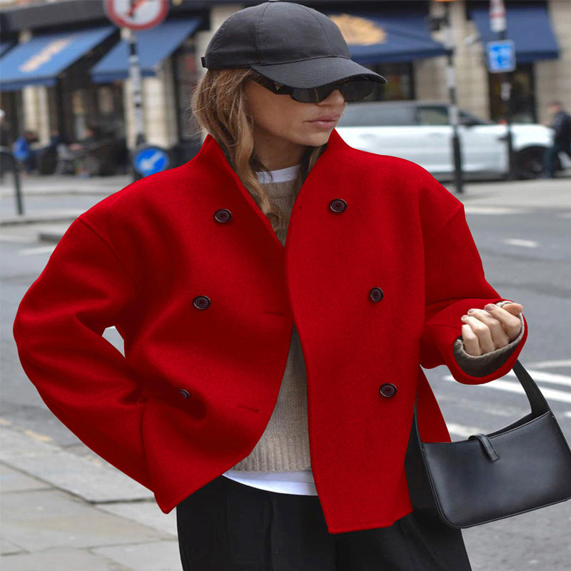 Manteau Laine Élégant