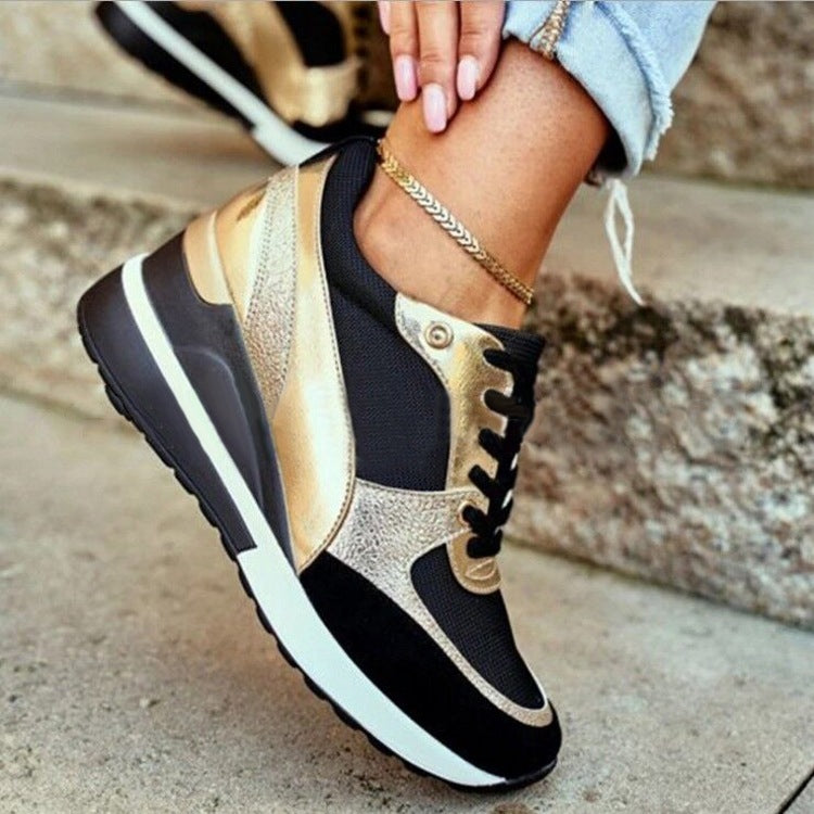 Baskets tendance à plateforme femme
