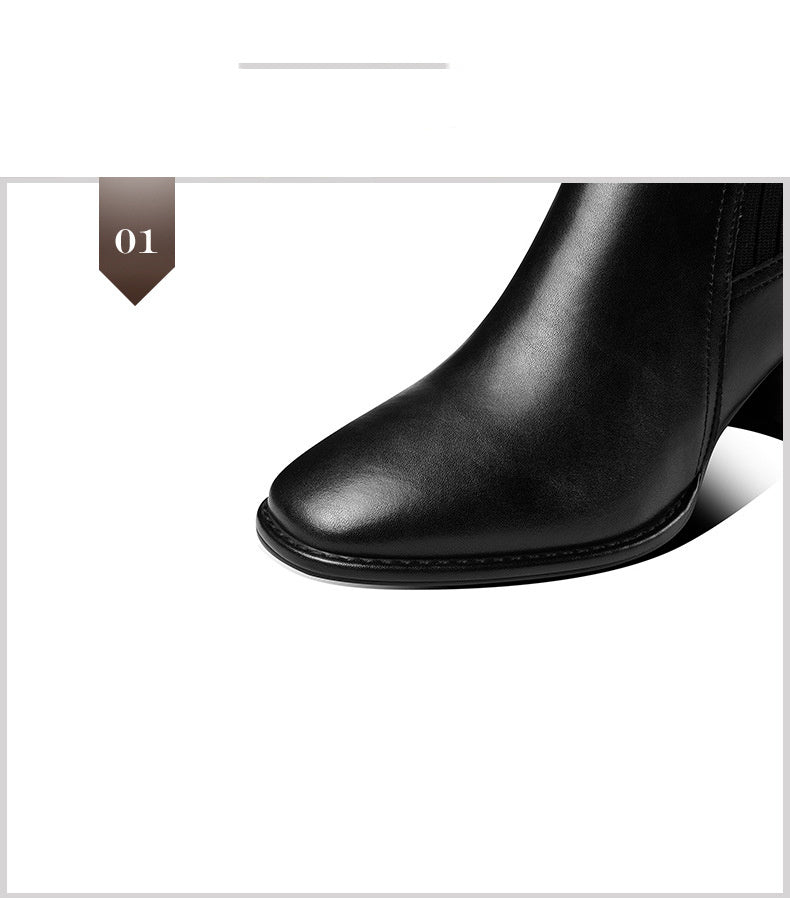 Bottines Martin en daim givré