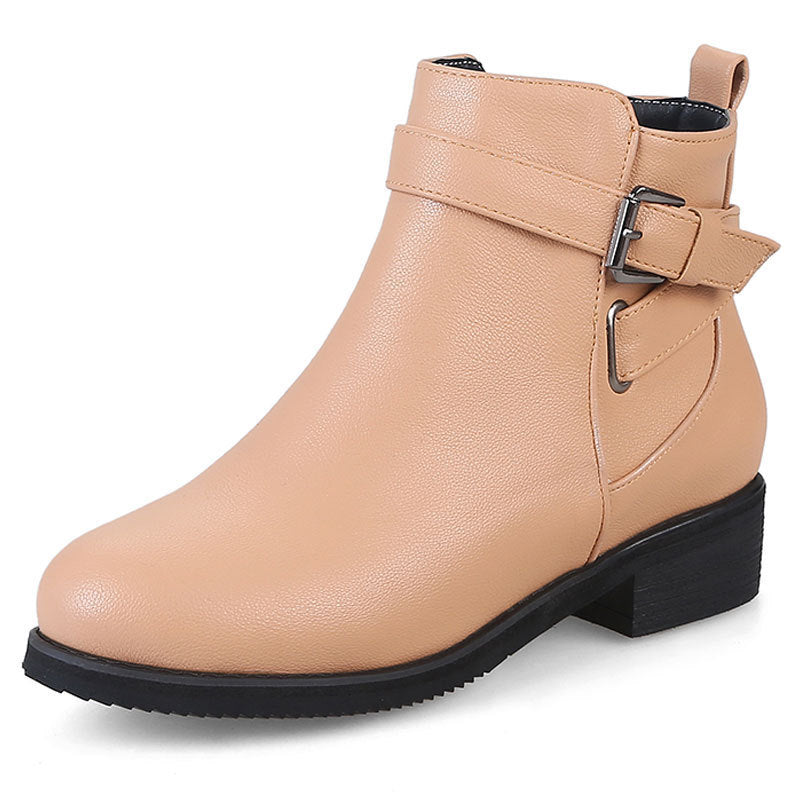 Bottines Martin Femme – Bout Rond & Talon Bas