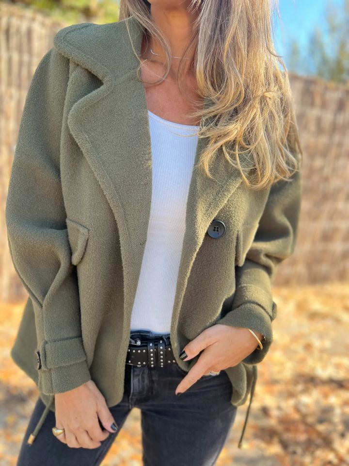 Manteau Femme à Revers