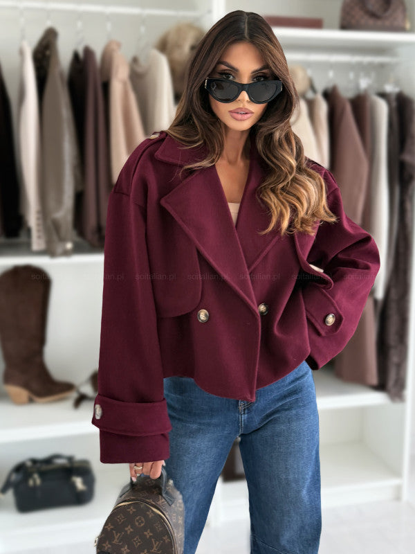 Manteau Court Femme en Laine