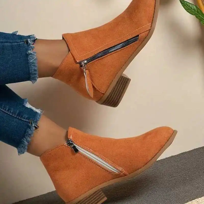 bottines vesta en daim