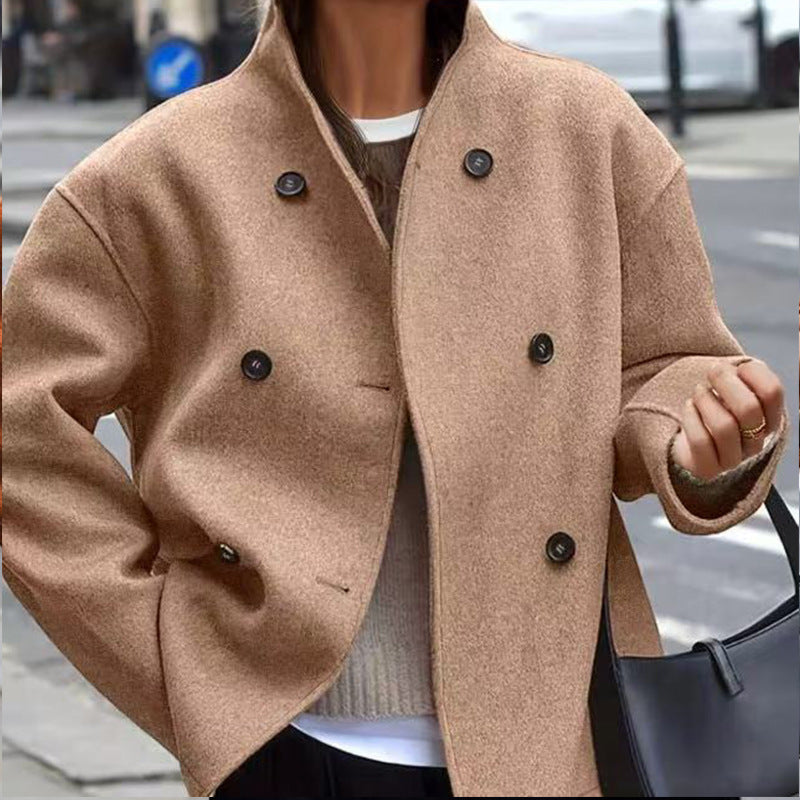 Manteau Laine Élégant