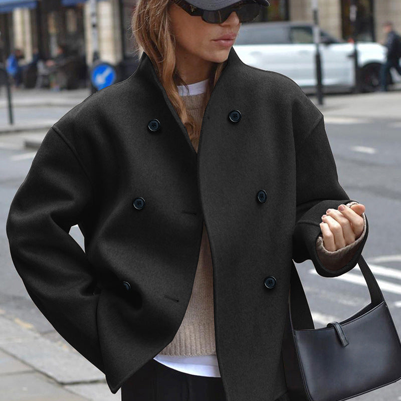 Manteau Laine Élégant