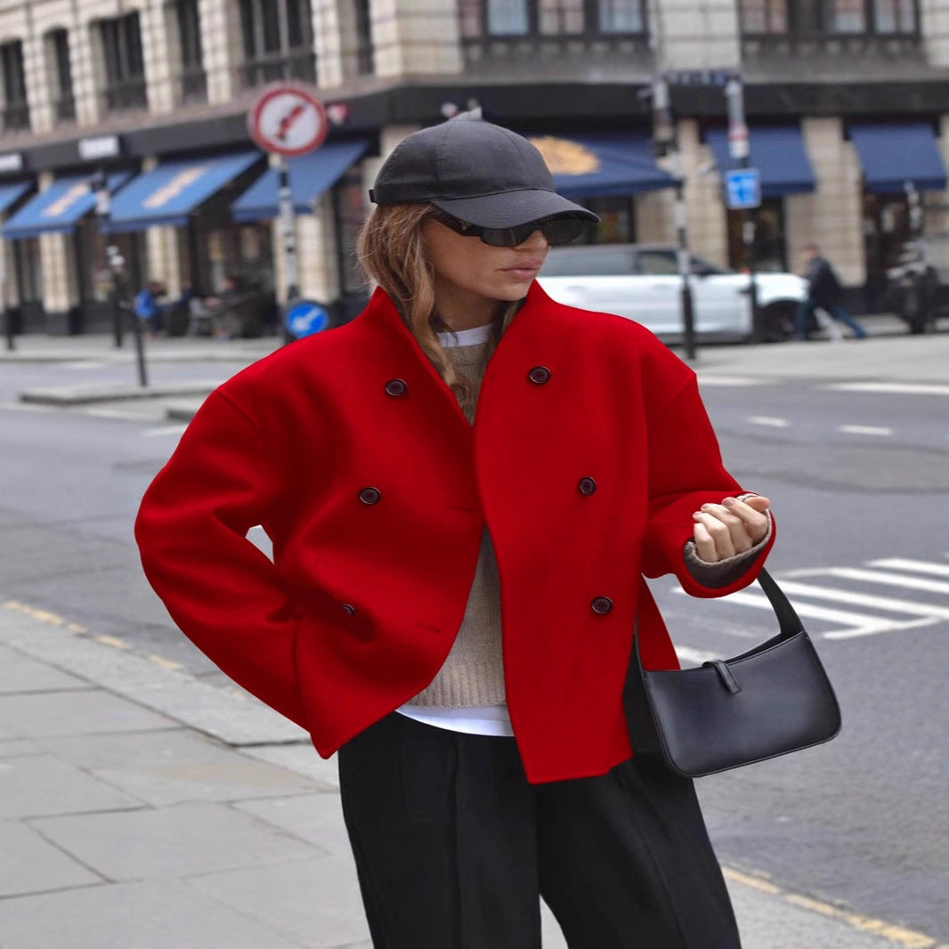 Manteau Laine Élégant