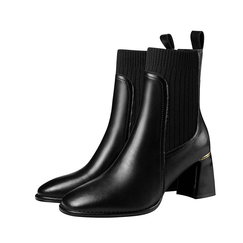 Bottines Martin en daim givré