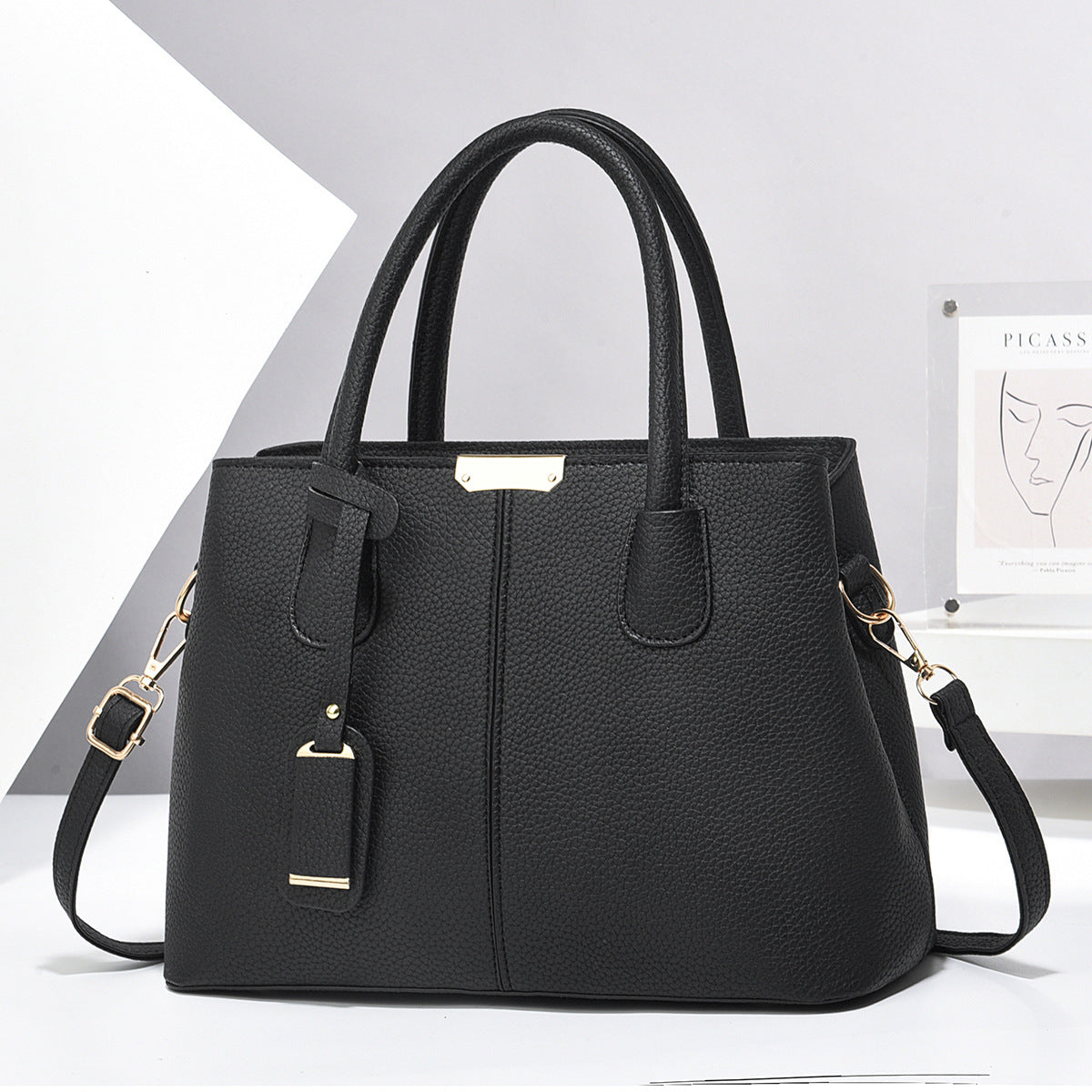 Sac à main femme élégant avec bandoulière amovible – Chic & Pratique