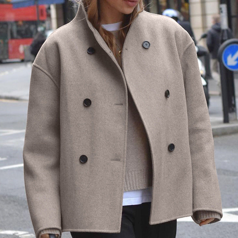 Manteau Laine Élégant
