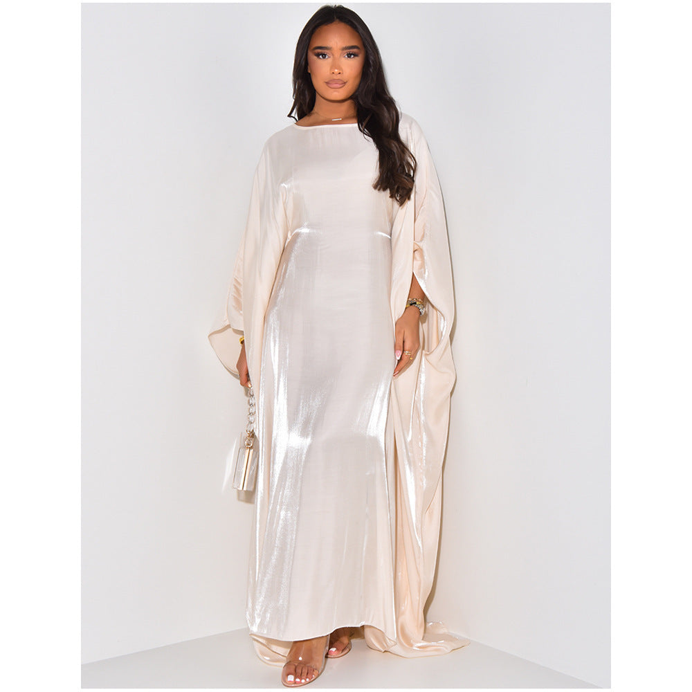 Abaya Élégante Longue à Coupe Fluide