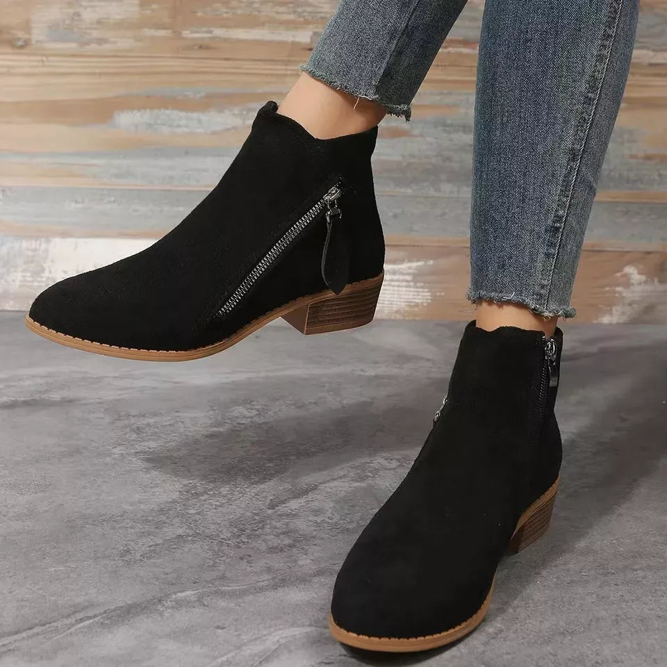 bottines vesta en daim