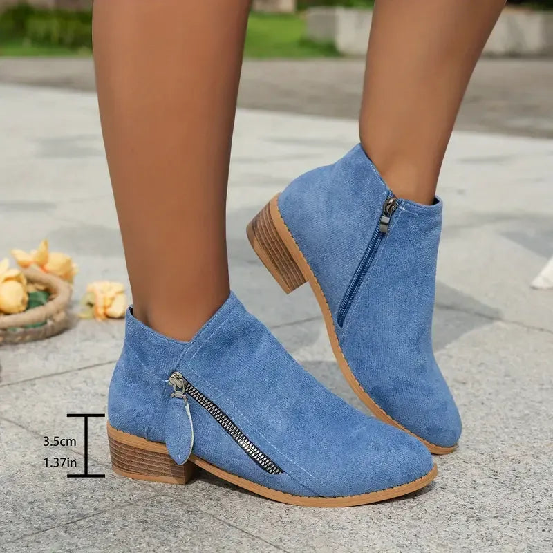 bottines vesta en daim