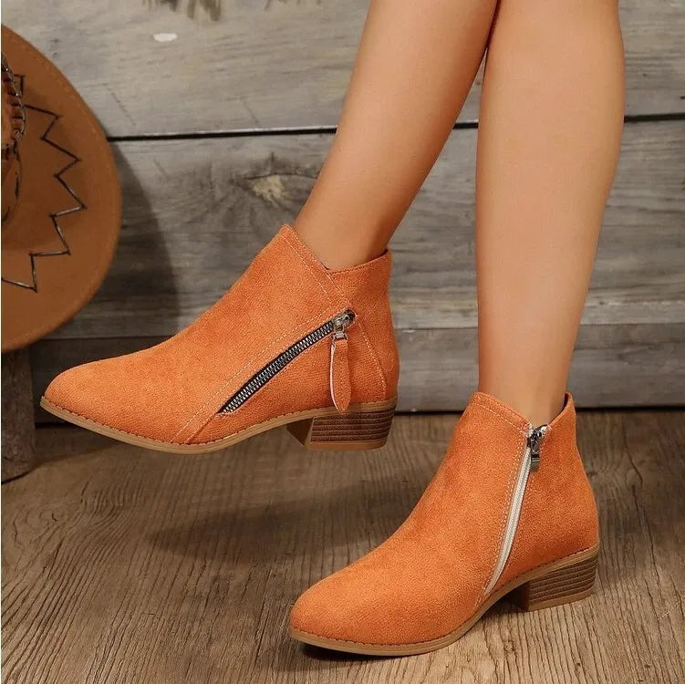 bottines vesta en daim