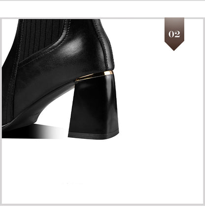 Bottines Martin en daim givré