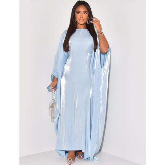 Abaya Élégante Longue à Coupe Fluide