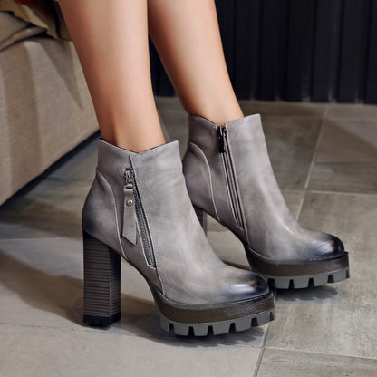 Bottines rétro chic