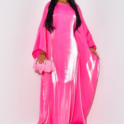 Abaya Élégante Longue à Coupe Fluide