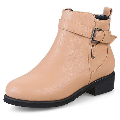 Bottines Martin Femme – Bout Rond & Talon Bas