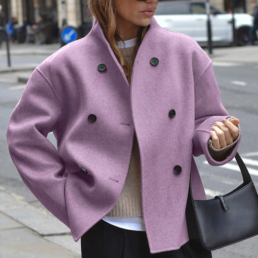 Manteau Laine Élégant