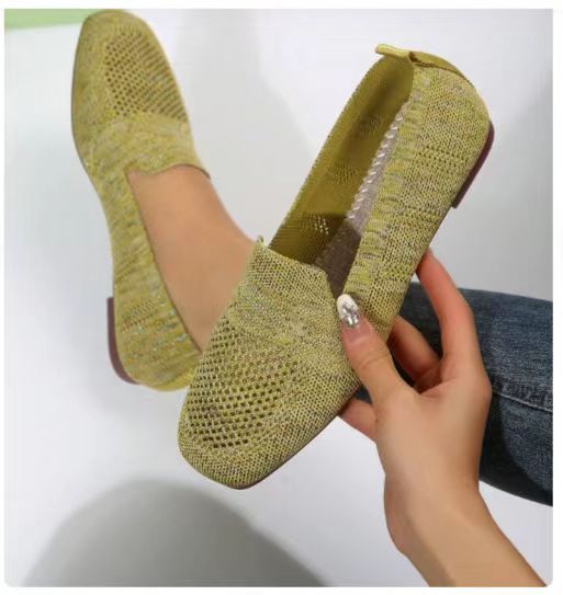 Baskets plates femme