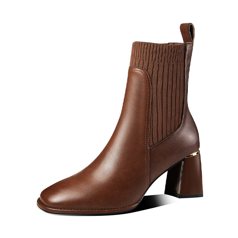 Bottines Martin en daim givré