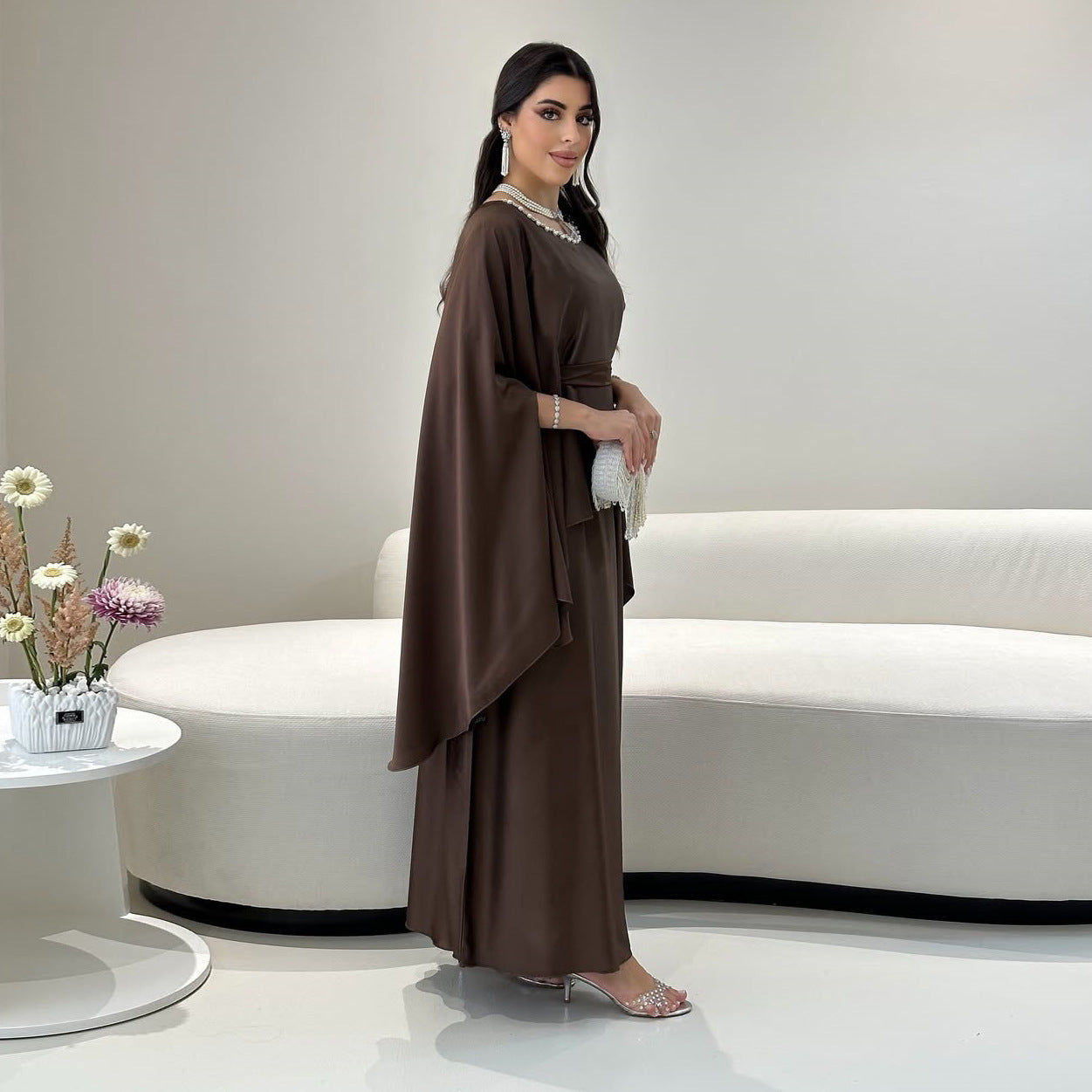 Robe Longue Élégante et Flatteuse pour Soirées et Événements