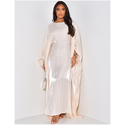 Abaya Élégante Longue à Coupe Fluide