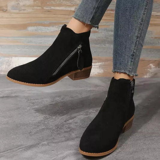 bottines vesta en daim