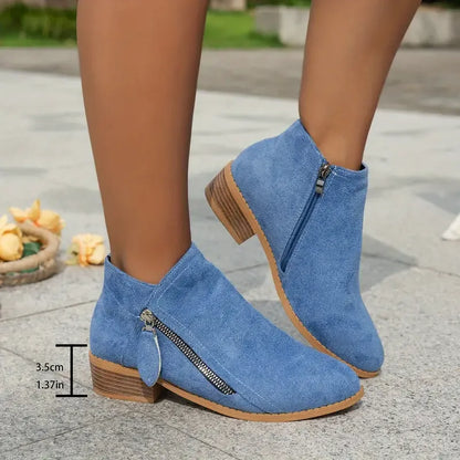 bottines vesta en daim